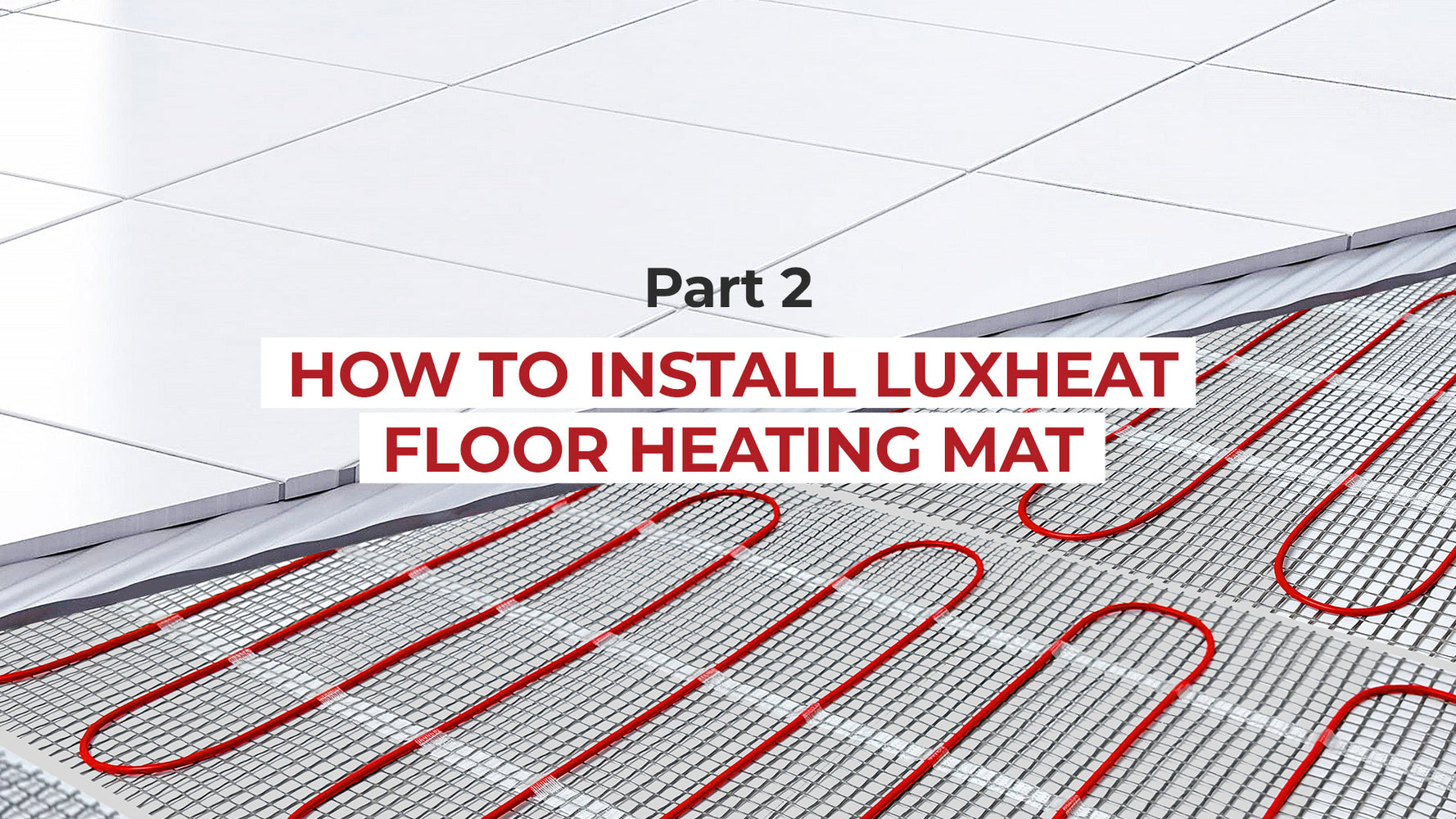 how to install heating mat video