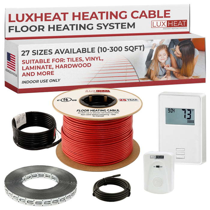 luxheat cable fixings nonprogrammable kit 01