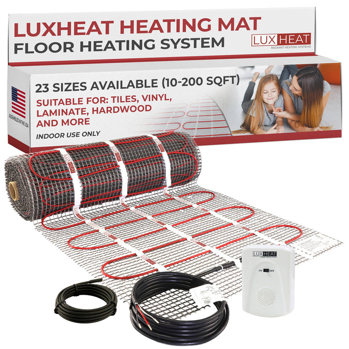 luxheat floor heating mat system 01