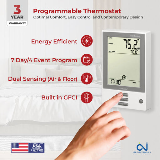 luxheat heating mat programmable thermostat 05