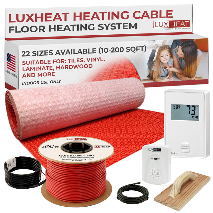 luxheat heating membrane nonprogrammable kit