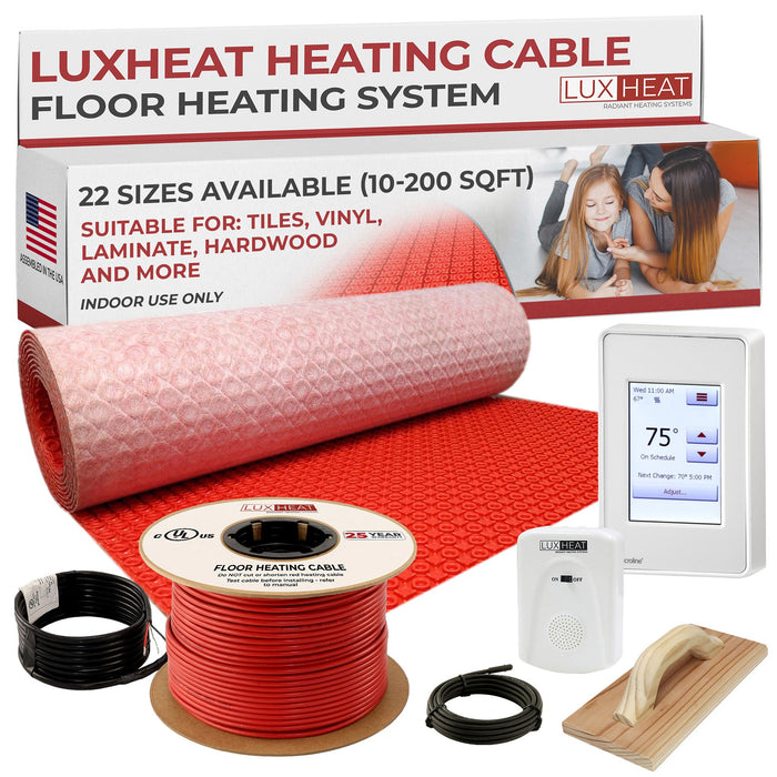 luxheat heating membrane touchscreen kit
