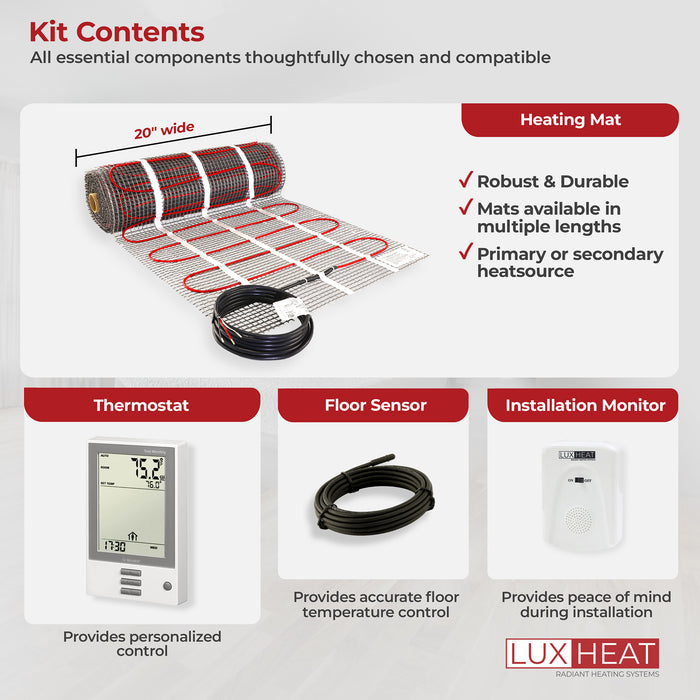 luxheat mat programmable kit contents 08