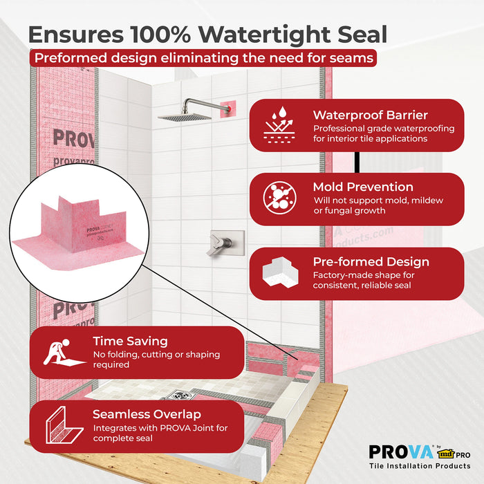 PROVA Corner Outside Waterproof Corner