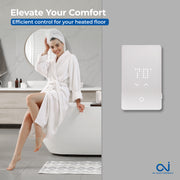 03-woman-in-bathroom-with-utn4-thermostat