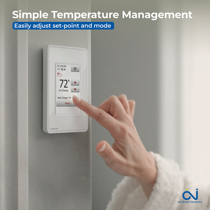 OJ Microline WiFi Touch Programmable Thermostat (UWG4-4999) for