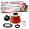 luxheat heating cable fixings system 01