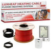 LuxHeat Radiant Floor Heating Cable with Programmable Thermostat