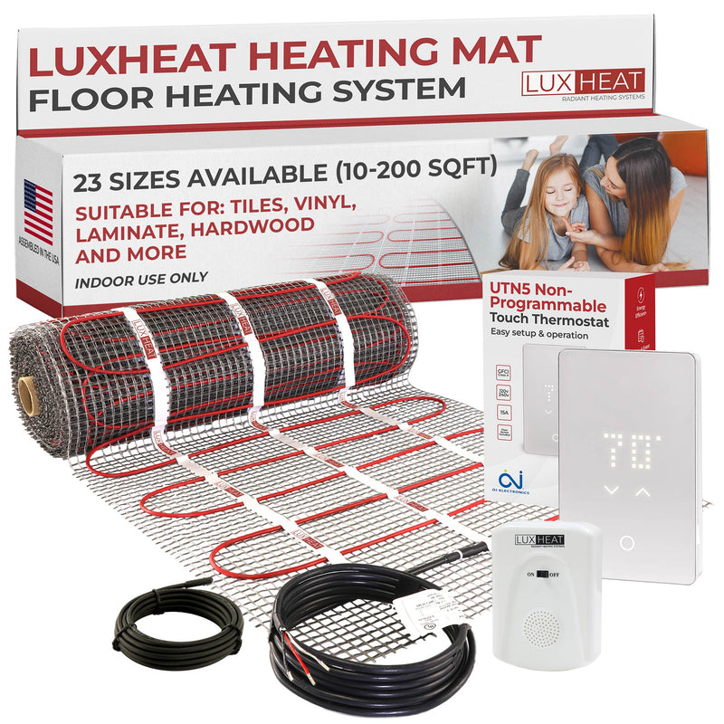 luxheat heating mat nonprogrammable kit 01