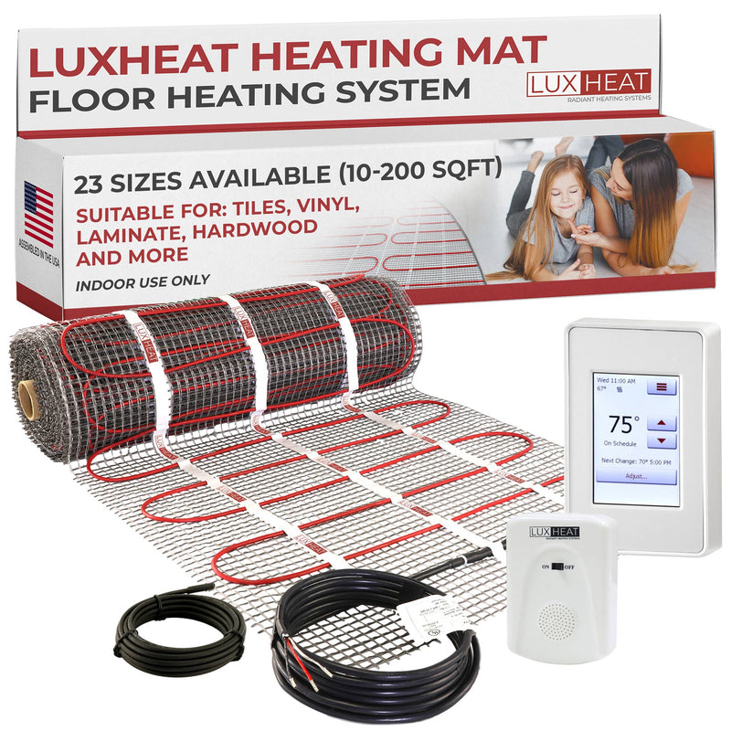 luxheat heating mat touchscreen kit 01