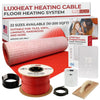 luxheat heating membrane nonprogrammable kit