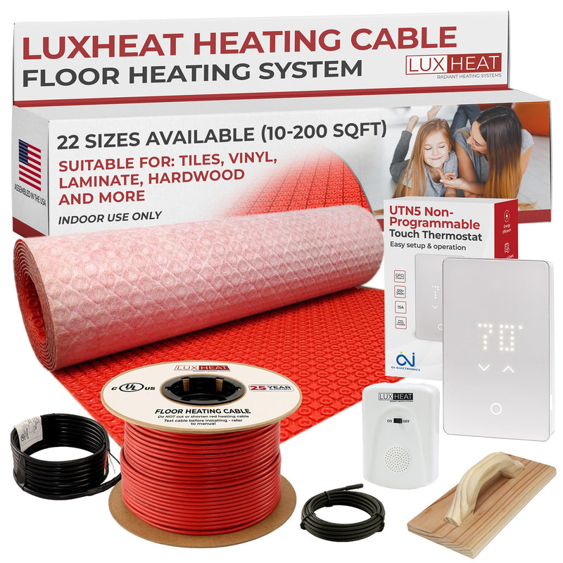 luxheat heating membrane nonprogrammable kit