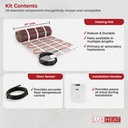 luxheat mat system kit contents 07