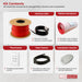 luxheat membrane wifi kit contents