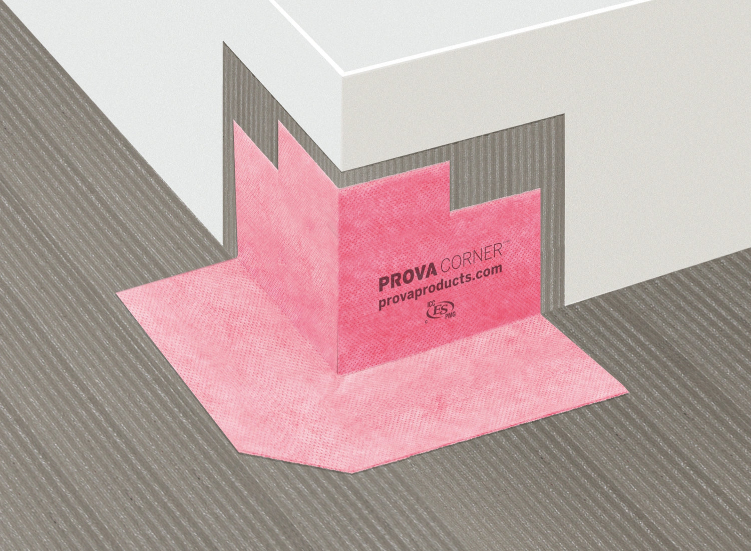 Easy Pre-Formed Outside Waterproof Corners