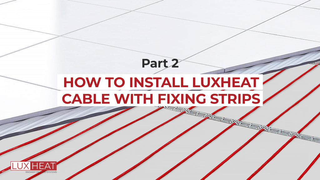 LuxHeat Radiant Floor Heating Cable with Non Programmable Thermostat