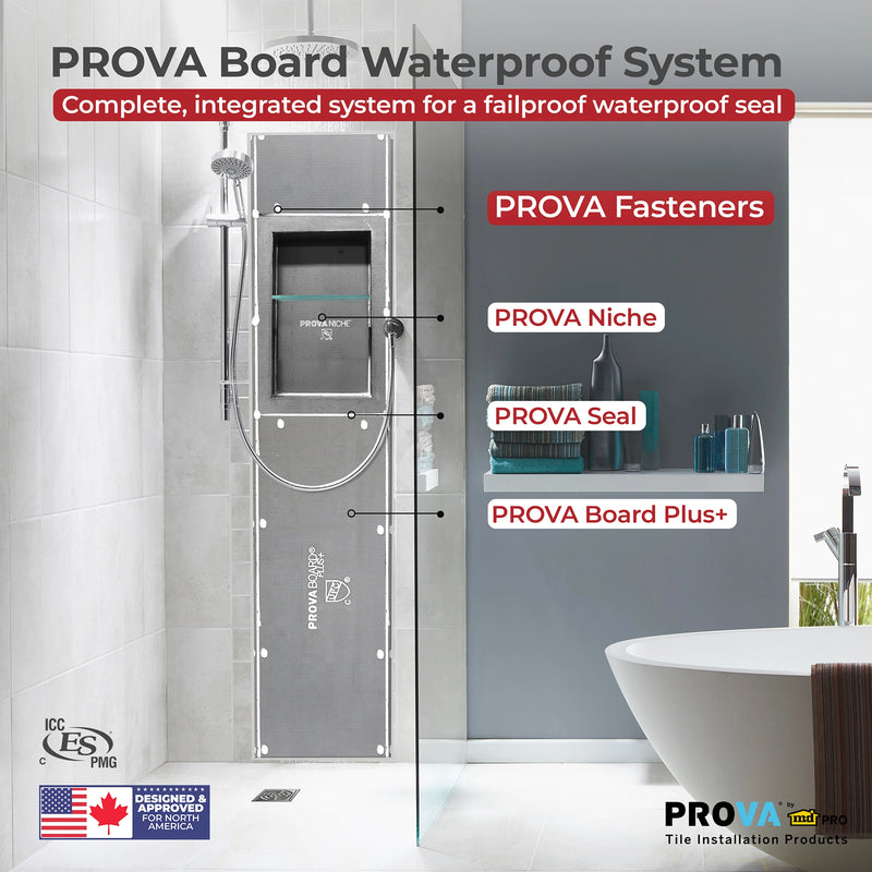 PROVA Fasteners Backer Board Screws 1-5/8"