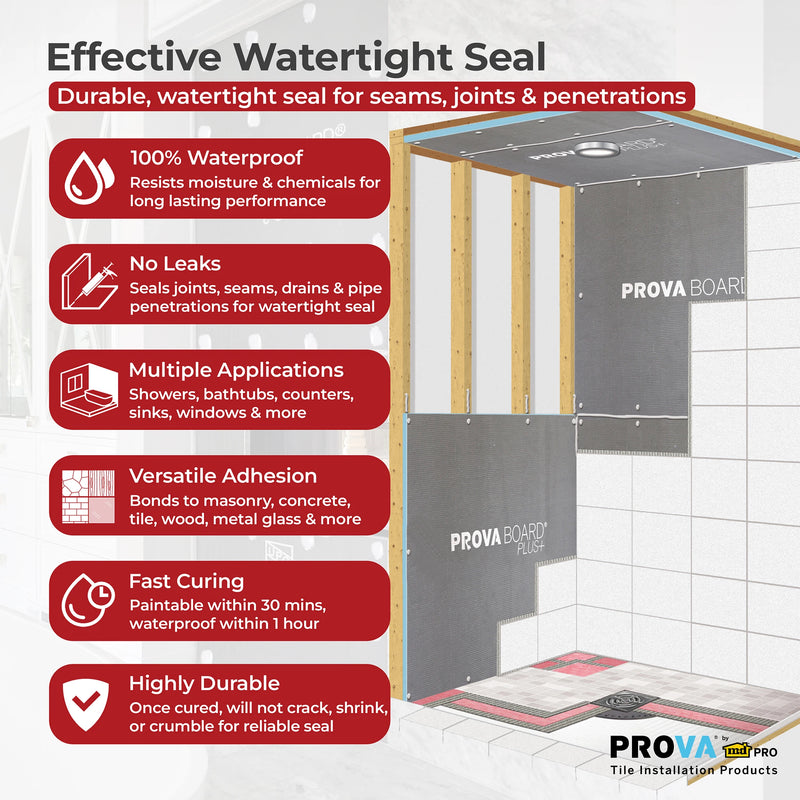 PROVA Seal Hybrid Silicone Waterproof Sealant & Adhesive